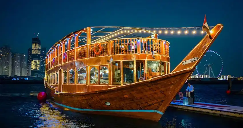 Sunset Dubai Marina Dhow Cruise