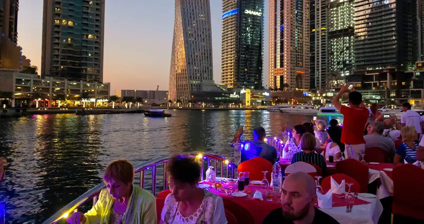 Sunset Dubai Marina Dhow Cruise